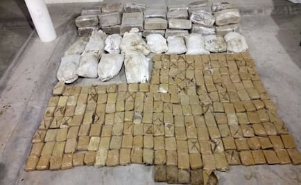 Hallan más de 600 kilos de droga enterrada en frontera con EU