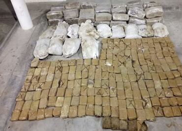 Hallan más de 600 kilos de droga enterrada en frontera con EU