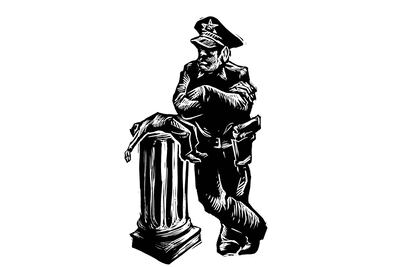 Un joven periodista muerto y una motocicleta que se aleja