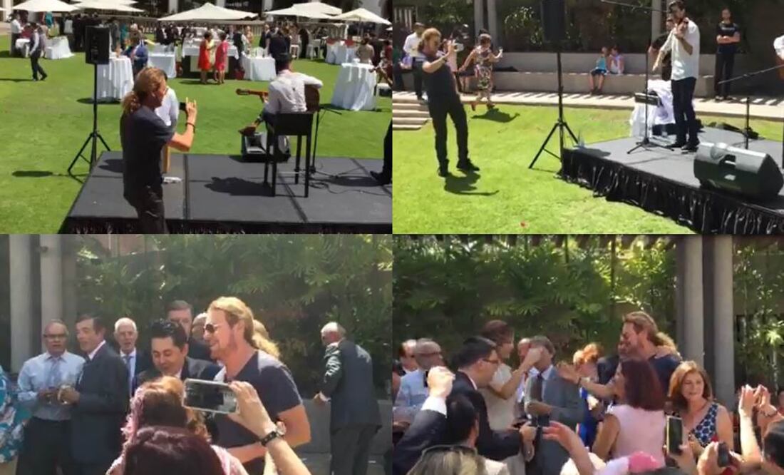 Accedió a fotografiarse con los invitados Foto:Especial