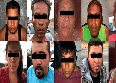 Detienen a 10 narcomenudistas con armas de fuego en Oaxaca