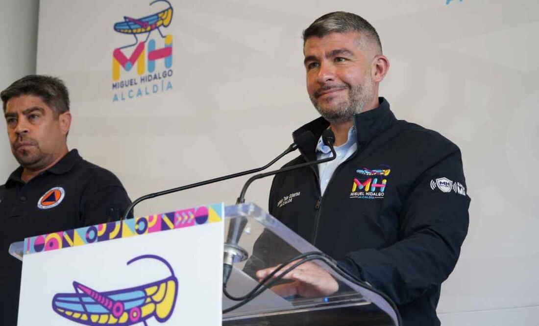 Tabe destacó que el gobierno de Miguel Hidalgo tiene activado el Operativo Tormenta, en el que se desazolva la red de drenaje para evitar inundaciones y se revisan los árboles para prever caídas que afecten a las y los vecinos. Foto: Especial