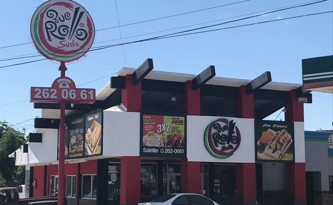 Establecimiento de sushi donde se intoxicaron 5 personas (Foto: especial)