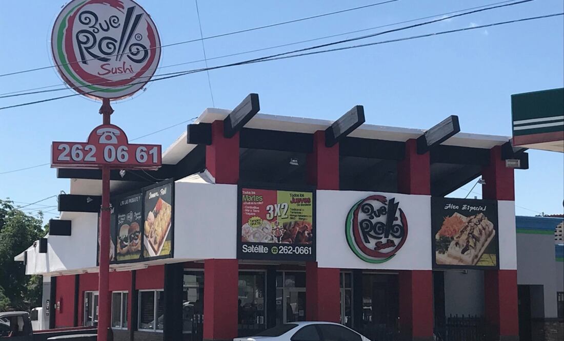 Establecimiento de sushi donde se intoxicaron 5 personas (Foto: especial)