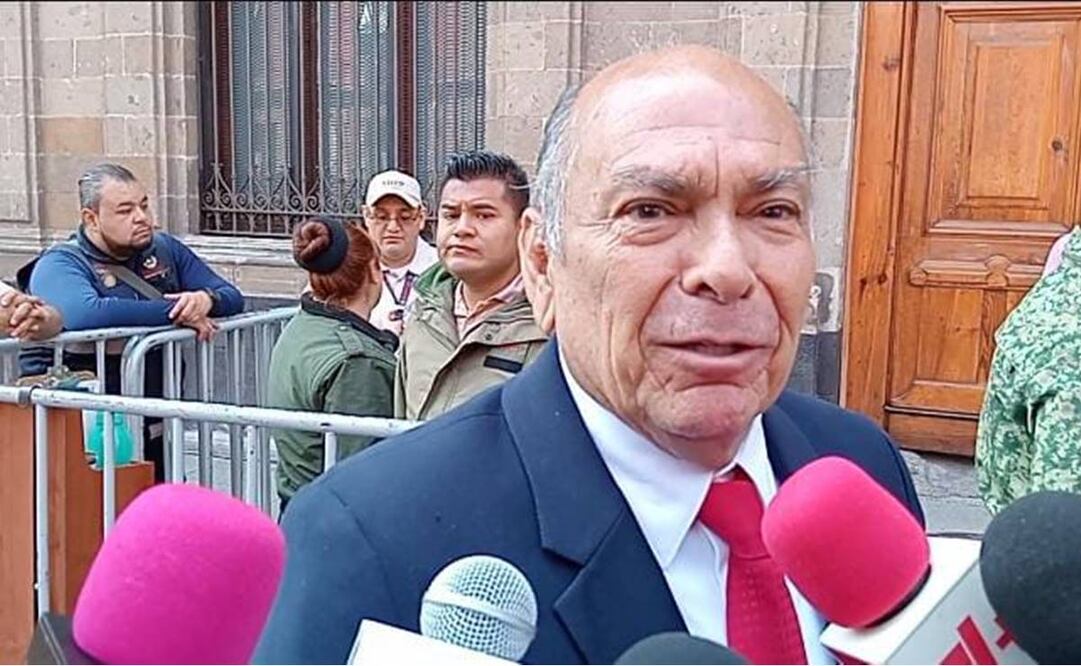 Papá del “Checo” Pérez visita Palacio Nacional. Foto: Pedro Villa y Caña|EL UNIVERSAL