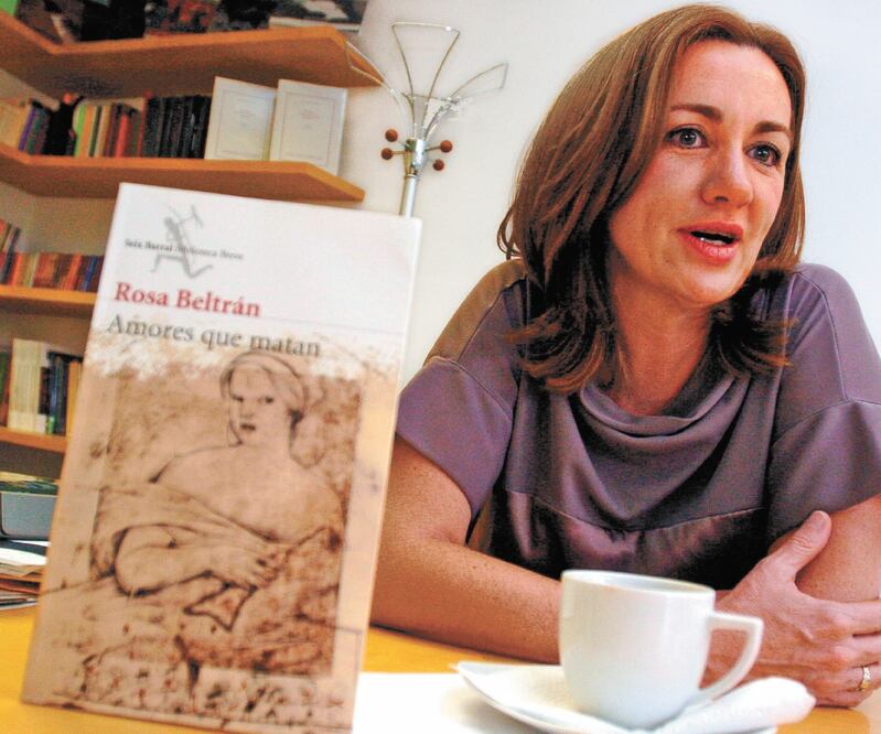 Rosa Beltrán, una de las autoras de la serie “Para leer libres de violencia”. Foto: ARCHIVO EL UNIVERSAL