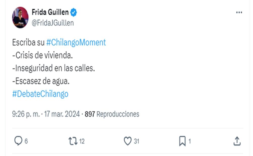 Usuarios de la plataforma X, usan el "Chilango Moment" para hacer denuncias sobre anomalías en la CDMX. Foto: Captura de pantalla, X