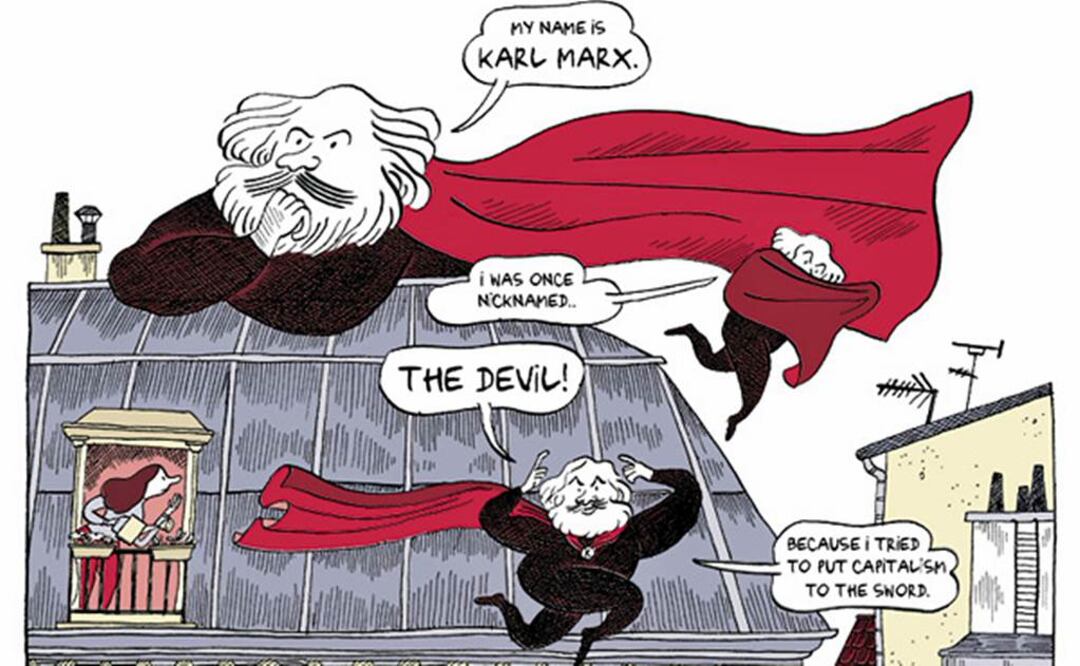 Carlos Marx explicado en tres cómics... incluido un manga