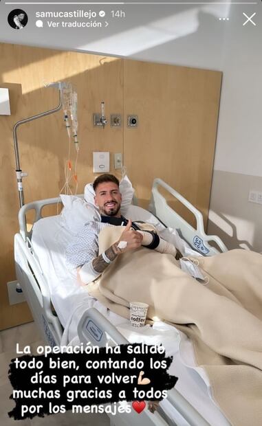 Jugador del Valencia recibió un balonazo y se fracturó la mano