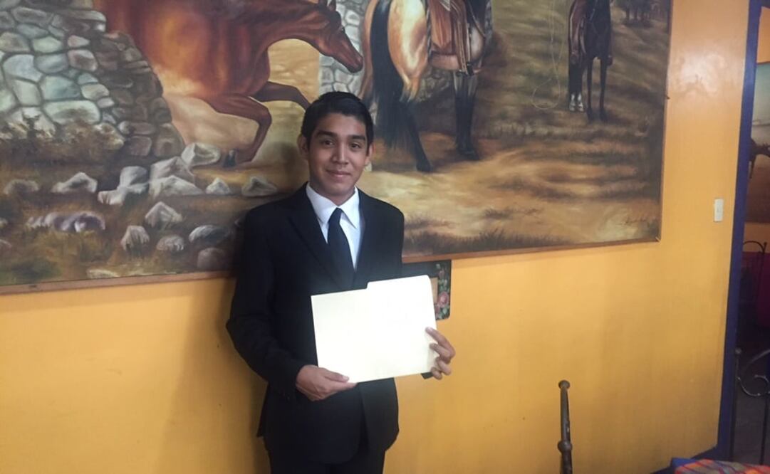 Jorge Alonso Hernández Reyes ganó el Concurso de Oratoria de EL UNIVERSAL. Foto: Especial 