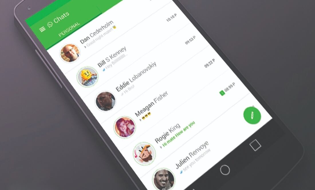 Es posible guardar conversaciones completas de WhatsApp / Foto: Archivo El Universal
