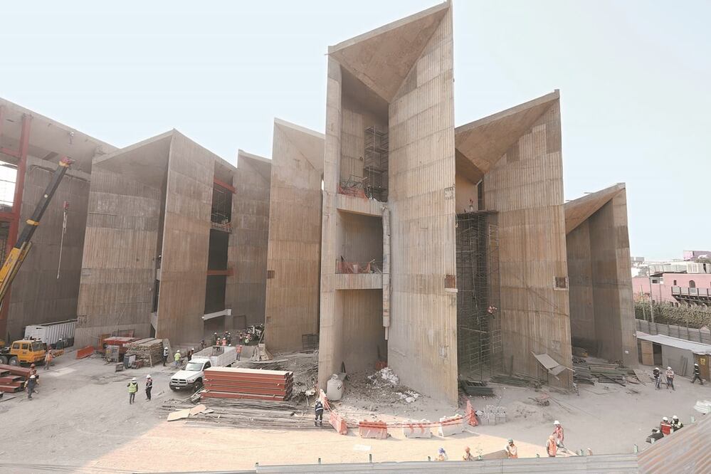 La construcción del Museo Infantil y Juvenil Yancuic está al 85%; espera n inaugurar en se ptiembre. Foto: BERENICE FREGOSO. EL UNIVERSAL