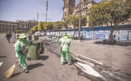Tardan 15 horas en limpiar pintas y destrozos