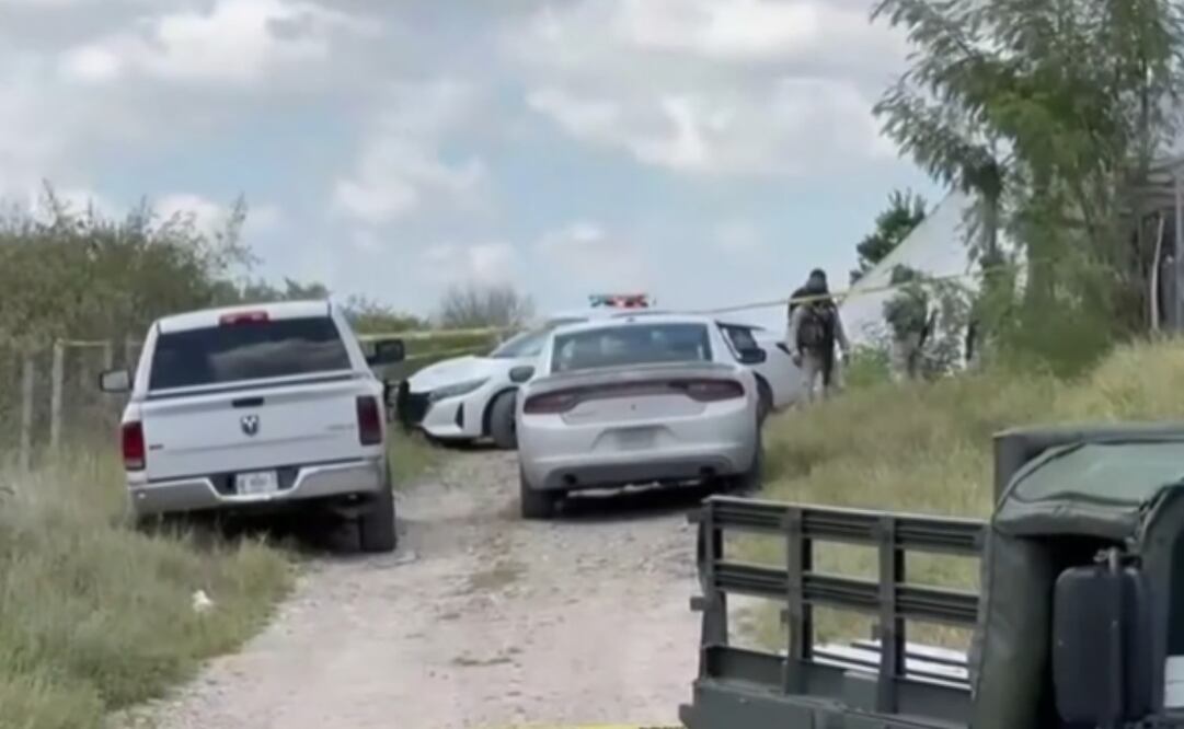 Hallan cuerpo calcinado en municipio de  Pesquería, Nuevo León (11/09/2025). Foto: Especial