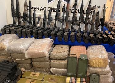 Aseguran más de 21 mil cartuchos de diversos calibres en Tamaulipas
