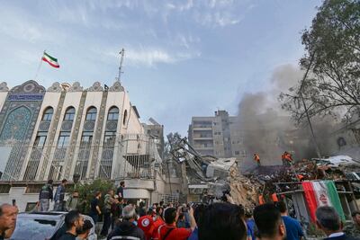 Bombardeo destruye consulado iraní en Siria