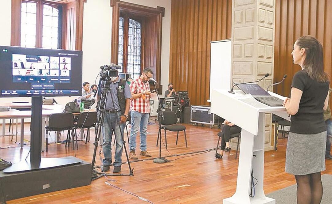Claudia Sheinbaum informa que hay 6 mil 785 casos confirmados de Covid-19 en la Ciudad, mil 806 personas recuperadas y 499 defunciones. Foto: ESPECIAL