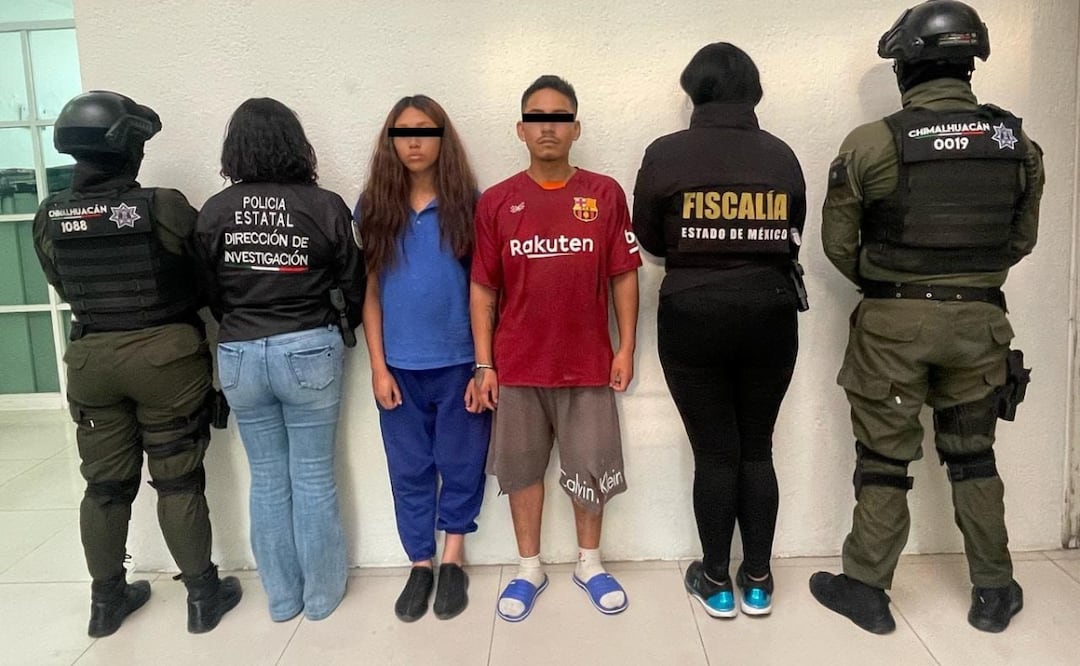 Los dos detenidos son acusados de haber sepultado el cuerpo en una casa en Chimalhuacán. Foto: Especial