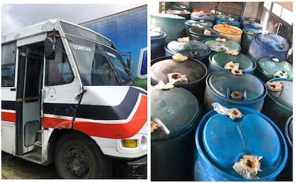 Decomisan en Chiapas 6 mil litros de combustible procedente de Guatemala