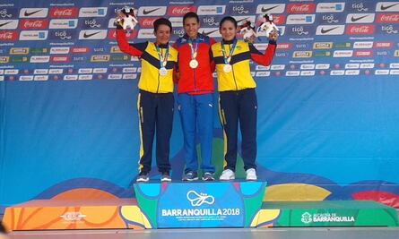 Colombiana rompe récord en los JCC Barranquilla 2018