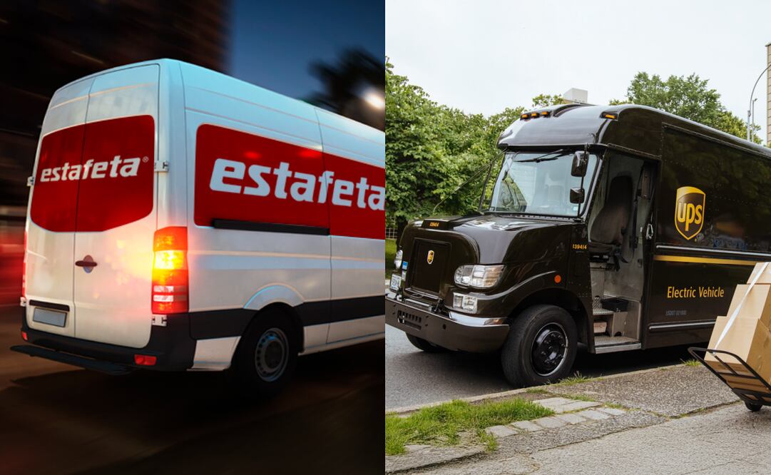 Estafeta y UPS. (18/09/25) Fotos: Estafeta y UPS