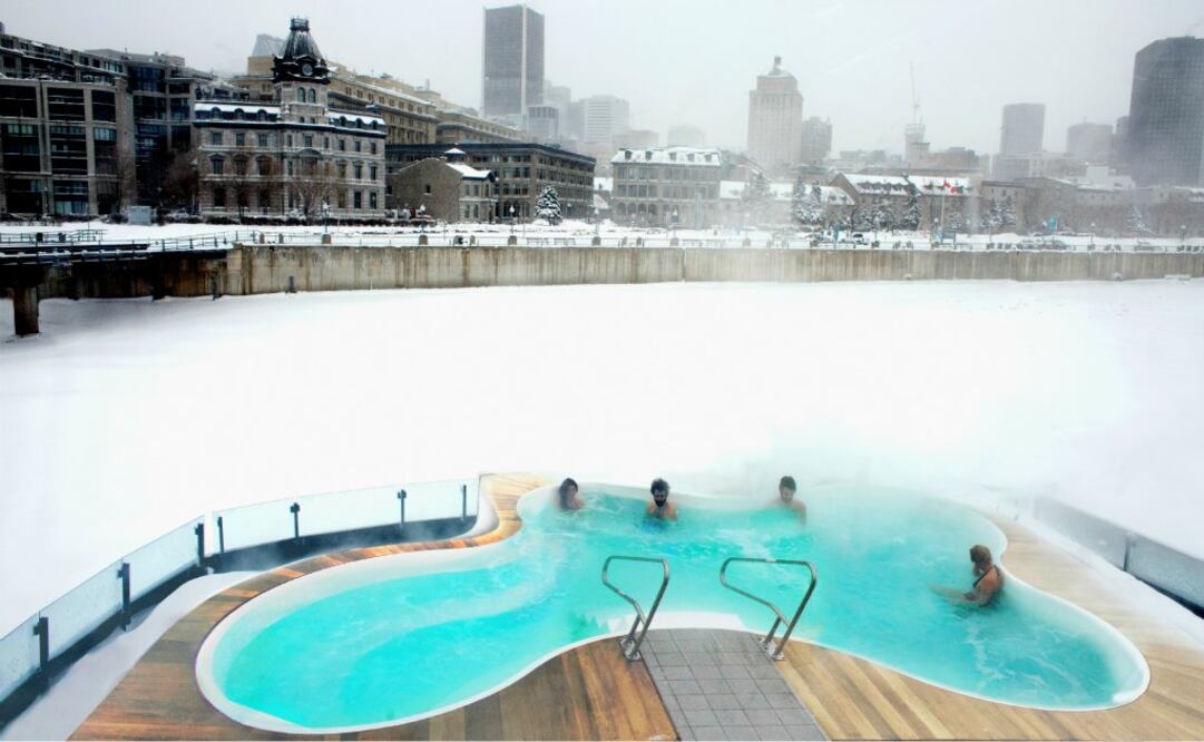 Este spa está situado junto a la antigua zona de Montreal, el acceso es de 55 dólares por persona, entre semana. (Foto: Cortesía Bota Bota)