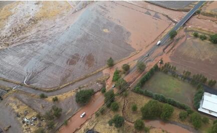 Lluvias afectan a zona de campos menonitas en Chihuahua; provocan inundaciones en restaurantes, locales comerciales y viviendas 