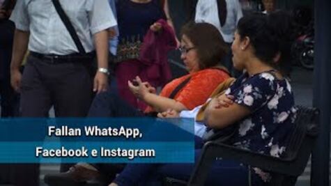 Se caen mensajes de WhatsApp; fallan Facebook e Instagram