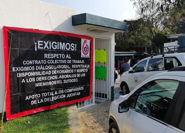 Riñen profesores sindicalizados del Conalep en Oaxaca