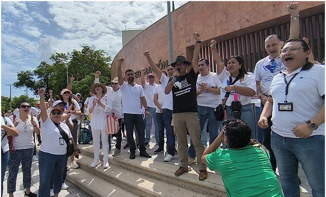 Yucatán, Campeche, Quintana Roo, Sonora, Tamaulipas, Oaxaca, Sinaloa y Nuevo León se suman a paro nacional contra la reforma judicial de AMLO. Foto: Especial