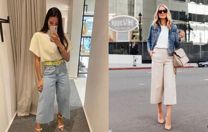 Cómo combinar tus pantalones culotte esta temporada