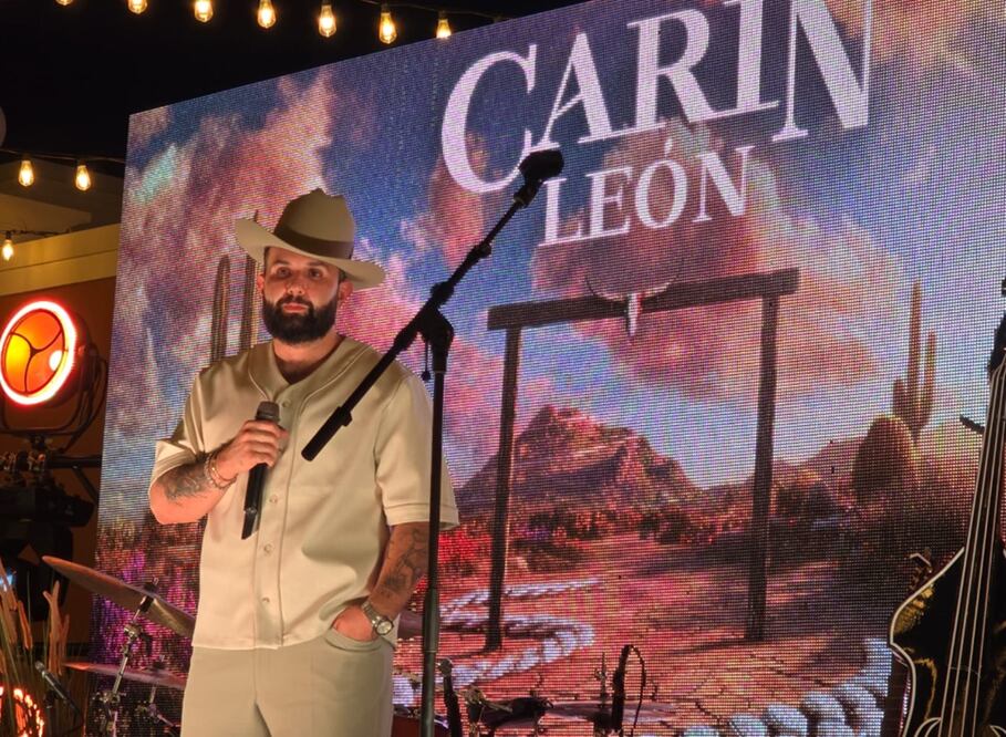 Carín León en la Sphere de Las Vegas.
Foto: Jesús Díaz / EL UNIVERSAL