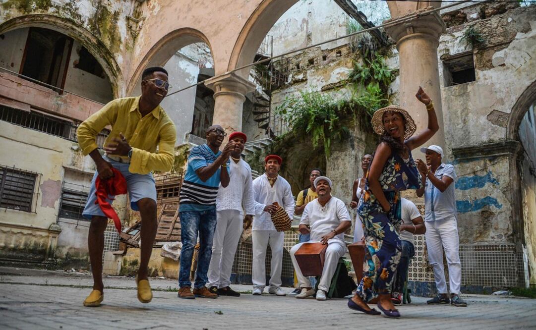 La rumba, alma de Cuba. Foto: Yamil Lage/AFP