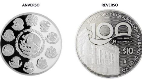 Se incrementa demanda y precio por nueva moneda conmemorativa de los 100 años de Banxico; sigue sin salir a la venta