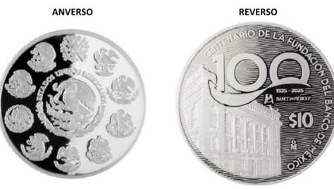 Banxico celebra 100 años de su fundación con moneda de plata y billetes conmemorativos; así se ven los diseños de sus nuevas piezas