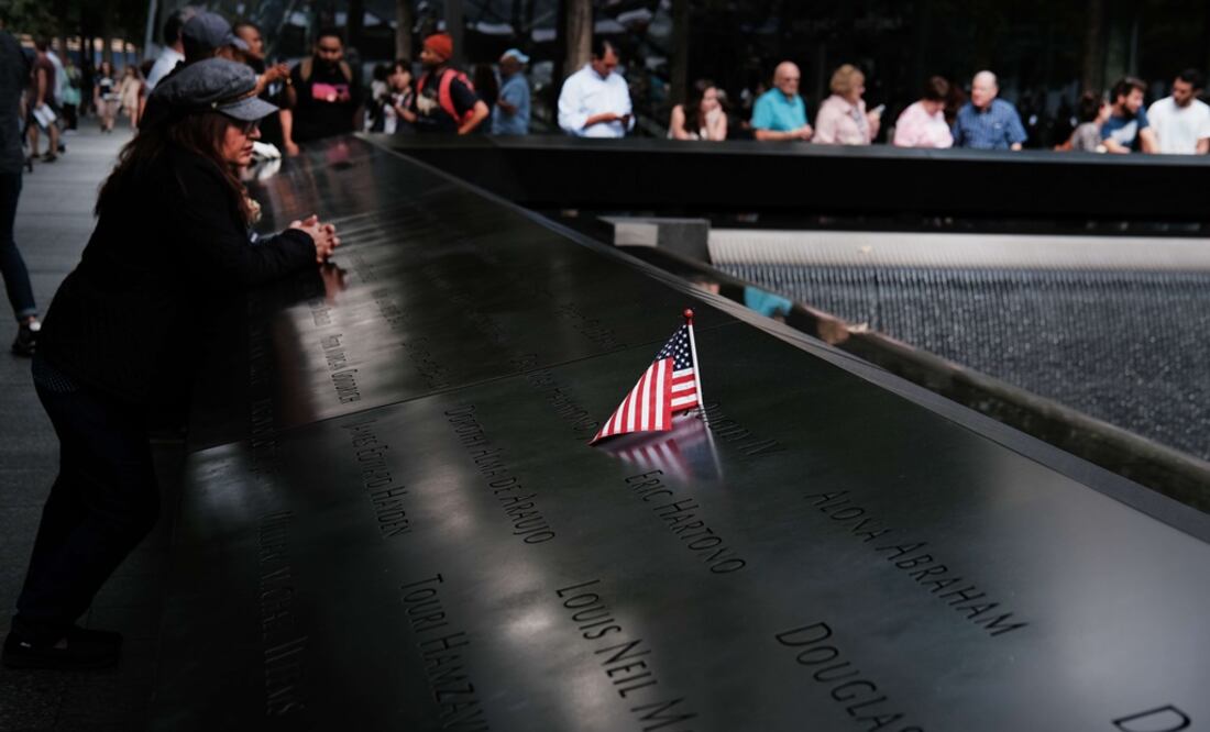 Memorial a víctimas del 11 de septiembre de 2001. Foto: AFP