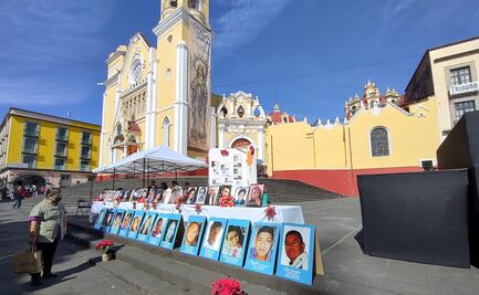 Con fotografías y bordados recuerdan a desaparecidos en Veracruz