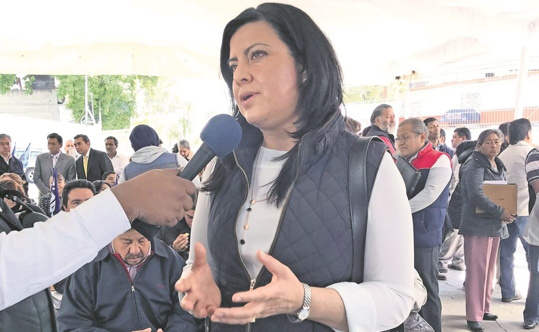 Leticia Zepeda, alcaldesa de Chapa de Mota, confía en que los munícipes panistas mantengan el poder de los ayuntamientos que gobiernan. (REBECA JIMÉNEZ. EL UNIVERSAL)