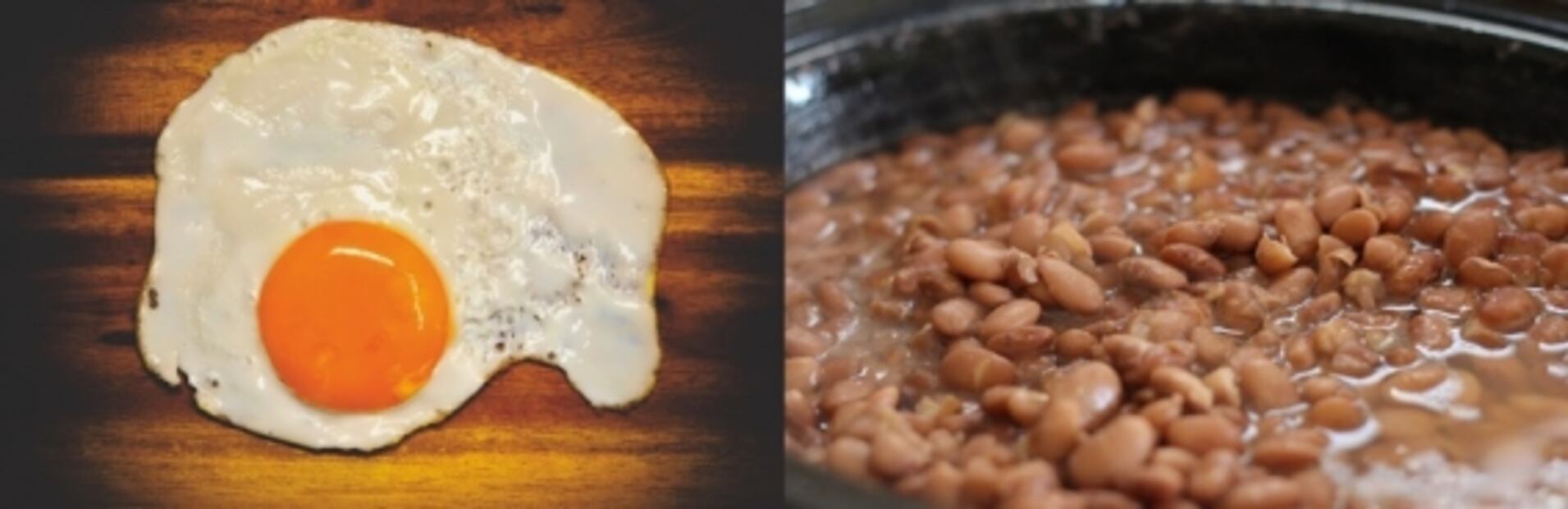 Estos son los beneficios de comer frijoles con huevo 