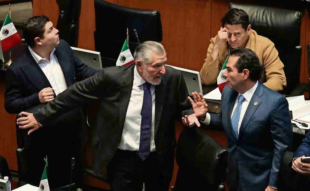 El senador Adán Augusto López aseguró que la Ley de Amparo será aprobada la próxima semana. Foto: Graciela López / CUARTOSCURO