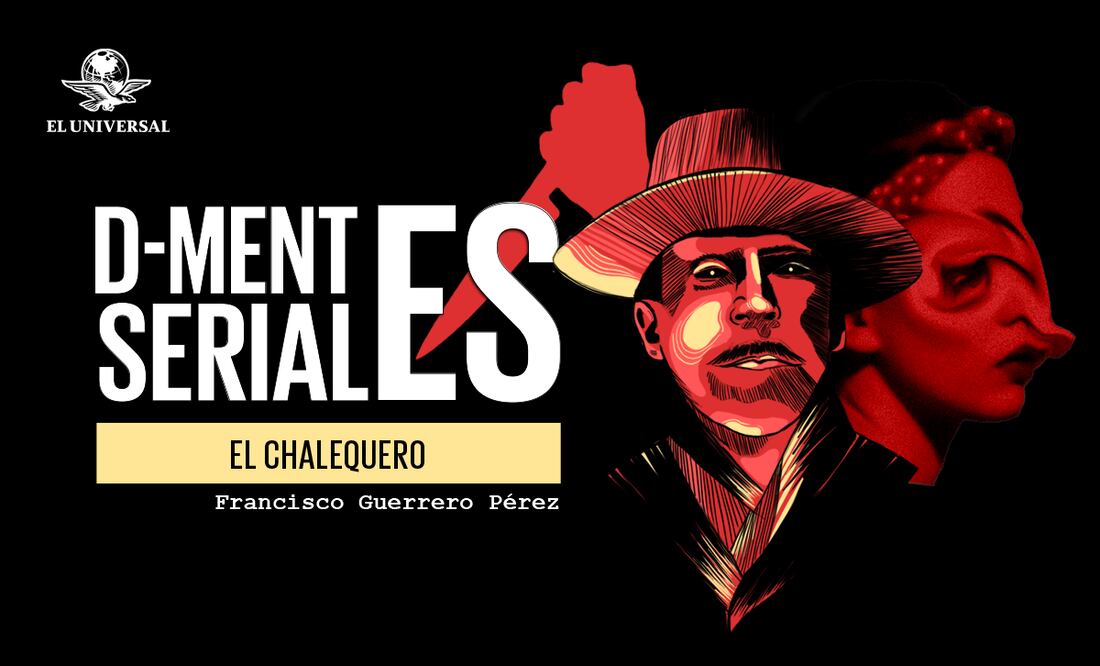 La primera vez que las autoridades de la ciudad de México registraron el caso de un asesino serial se trató de Francisco Guerrero "el Chalequero", que asesinó cerca de veinte mujeres entre 1880 y 1908. / Ilustración: Guadalupe Manzanares Leyva/ EL UNIVERSAL.