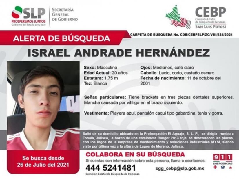 Buscan a cuatro jóvenes de San Luis Potosí desaparecidos en Jalisco