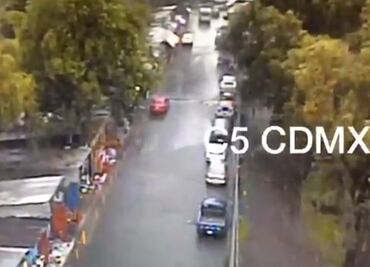 Registran caída de granizo en Xochimilco; llueve en 5 delegaciones más