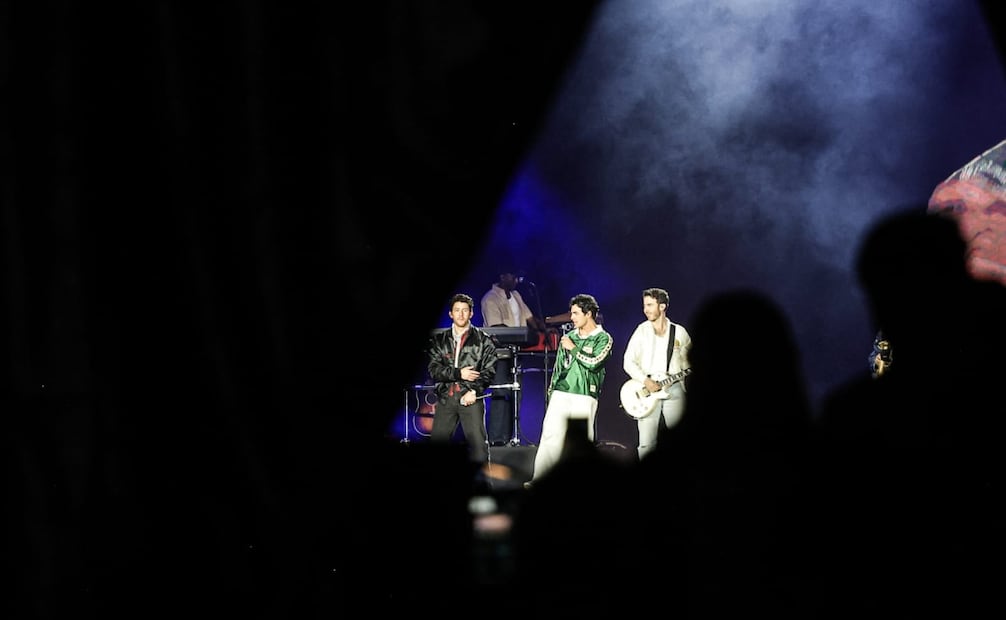 Concierto del grupo estadounidense Jonas Brothers en el festival Tecate Emblema. Foto: Gabriel Pano/ EL UNIVERSAL
