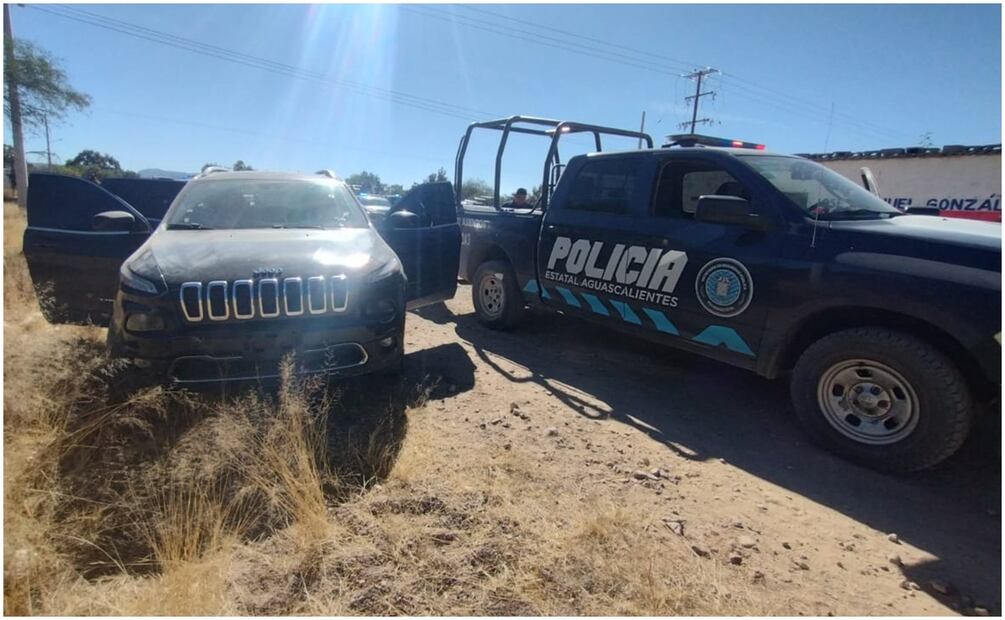 Autoridades informaron que la persecución ocurrió luego de un operativo de vigilancia en los límites de Aguascalientes y Zacatecas (26/11/2024). Foto: Especial