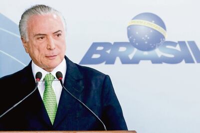 Temer defiende su gestión ante juicio en su contra