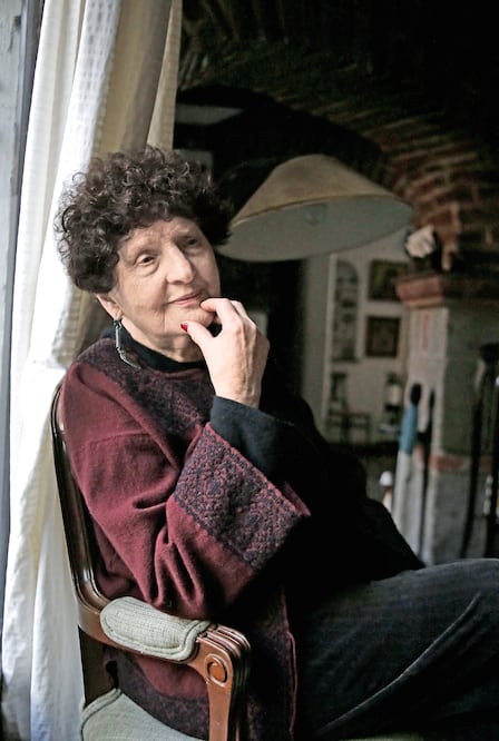 Margo Glantz no duda que tiene mejores lectores entre los nuevos escritores que en los de su generación (ALEJANDRA LEYVA. EL UNIVERSAL)