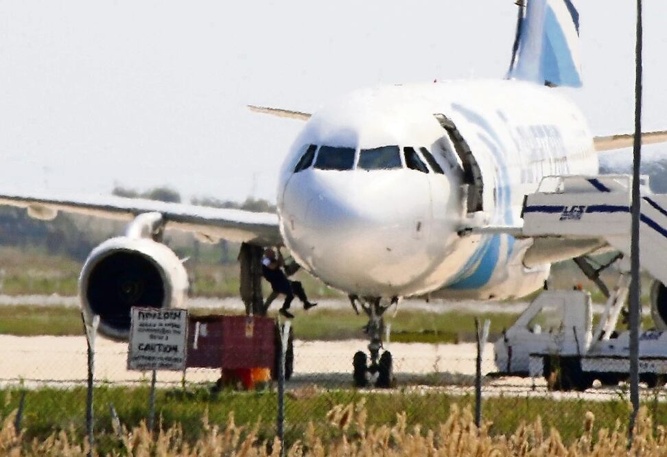 En la foto: Avión de aerolínea Egyptair (ARCHIVO EL UNIVERSAL)