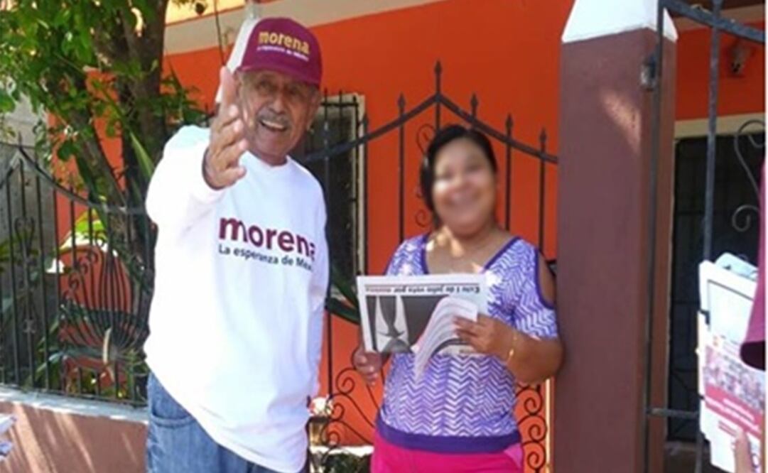 El Morenista Roger Aguilar, durante la campaña. (FOTO: archivo. EL UNIVERSAL)