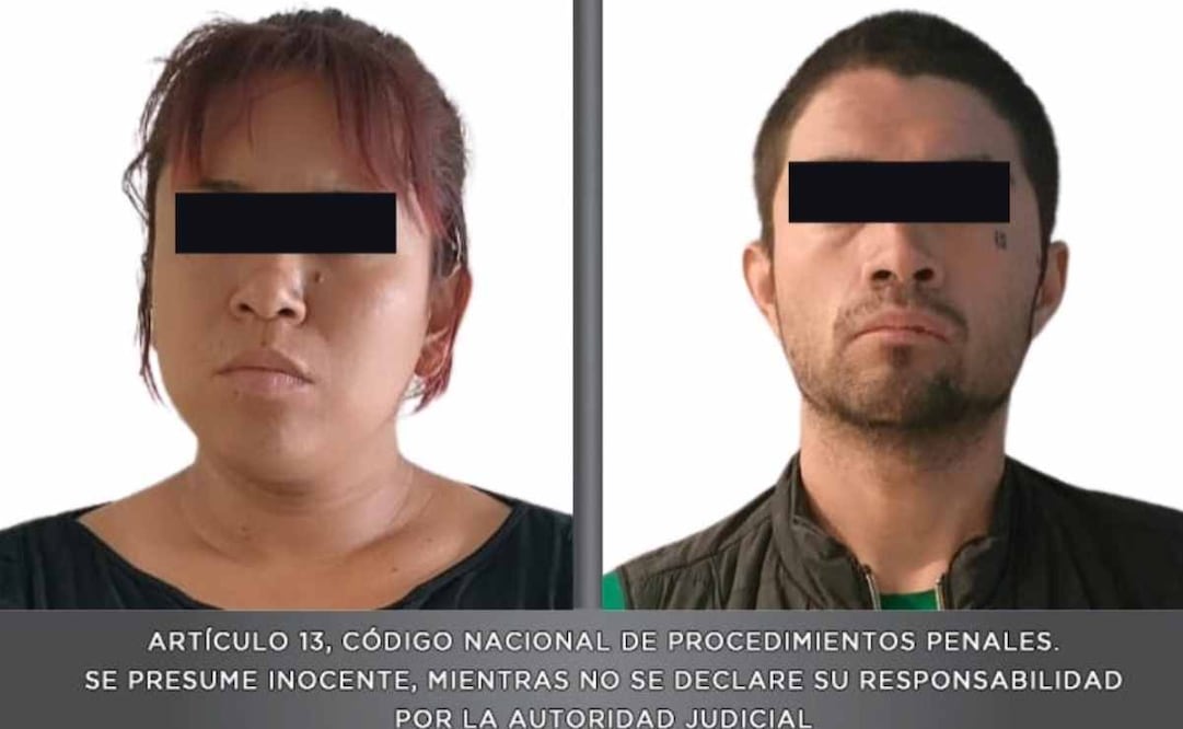 Elizabeth y Julio Alberto fueron detenidos por su probable responsabilidad en la muerte de una niña de 3 años de edad. Foto: Especial